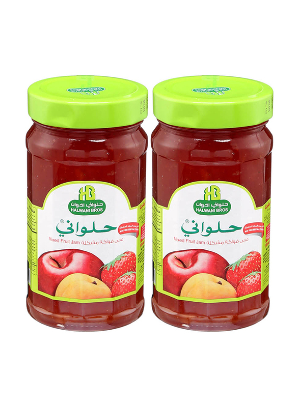 Halwani Jam Mixed Fruit, 2 x 400g