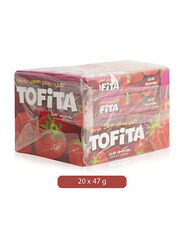 Kent Tofita Strawberry Chew Candy - 20 x 47g