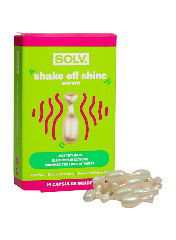 Solv. Shake Off Shine Skin Serum Capsules, 14 Pieces