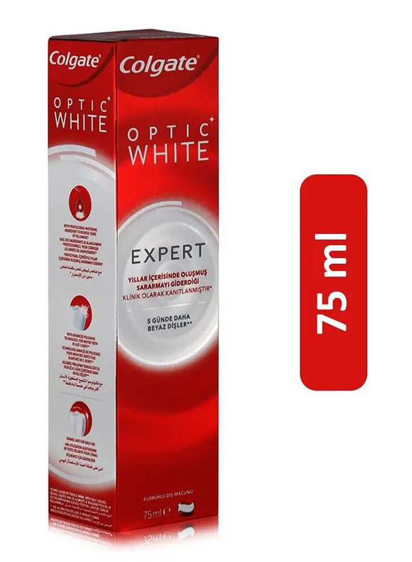 Colgate Optic White Expert White Whitening Toothpaste - 75ml