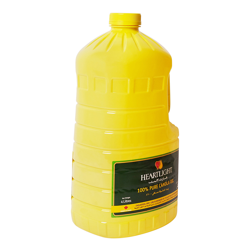 Heartlight 100% Pure Canola Oil, 4 Liters