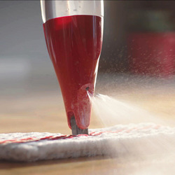 Vileda Promist Spray Flat Mop, Red/Grey/White