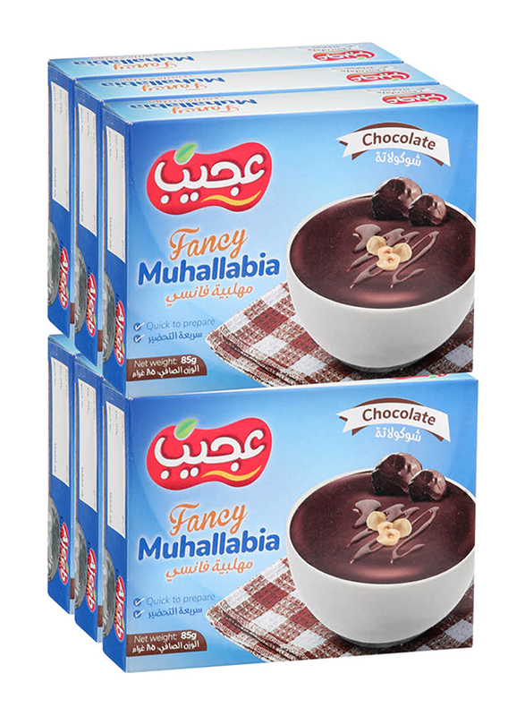 Ajeeb Fancy Muhallabia Chocolate, 6 x 85g