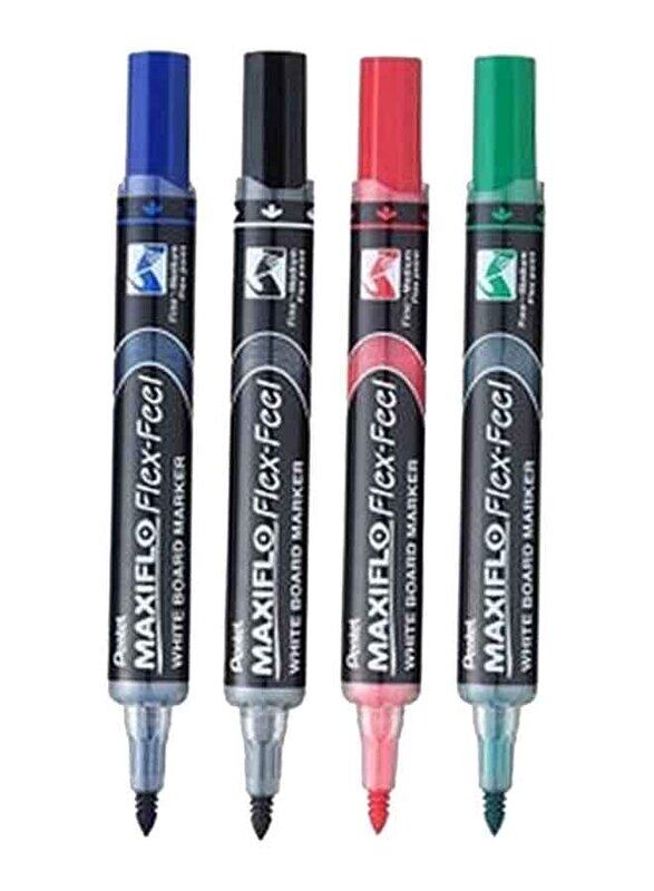 

Pentel 4-Piece White Board Markers Pen, Multicolour