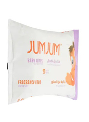 Jumjum Fragrance Free Baby Wipes, 20 Pieces