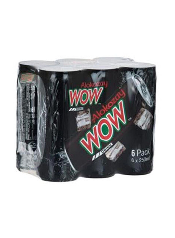 

Alokozay Wow Soft Drink, 6 x 250ml