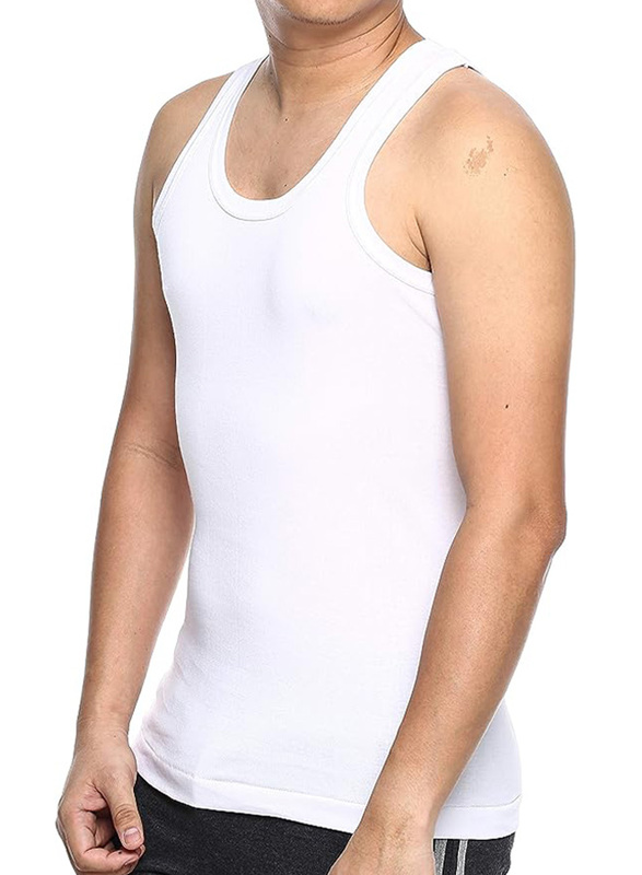 Byford Men's Vest, White, 4013, XXL