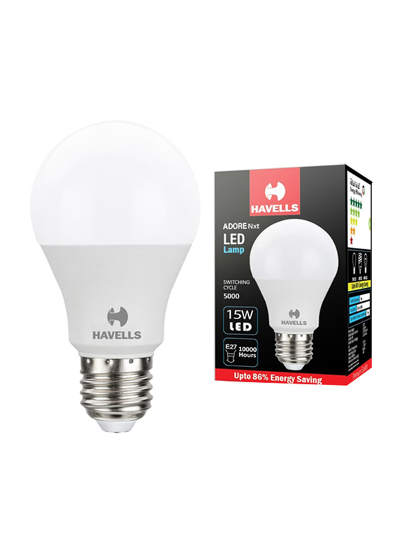 Havells 15W LED Bulb E27, Warm White