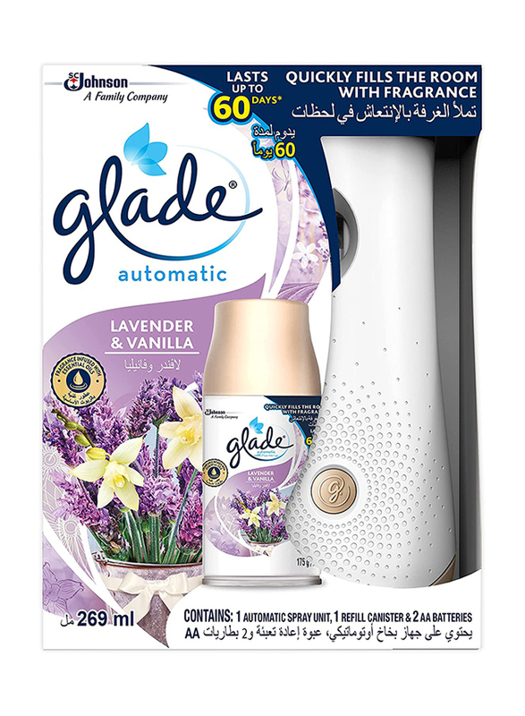 Glade 3 in 1 Automatic Lavender Vanilla Spray, 269ml
