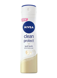 Nivea Clean Protect Anti-Perspirant Deodorant Spray, 150 ml