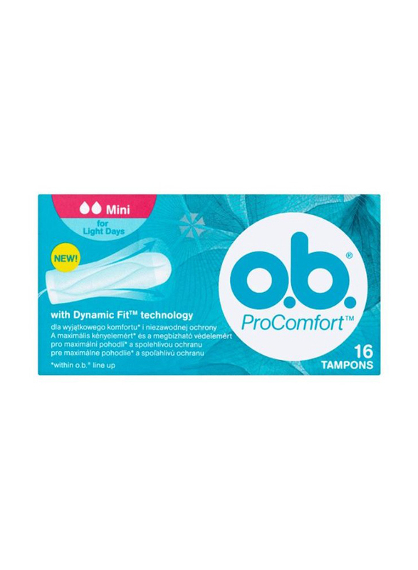 

O.B. OB ProComfort Mini Tampons - 16 Count