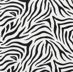 D-C-Fix Zebra Printed Design Sticky Back Plastic Self Adhesive, 2m x 45cm, White/Black