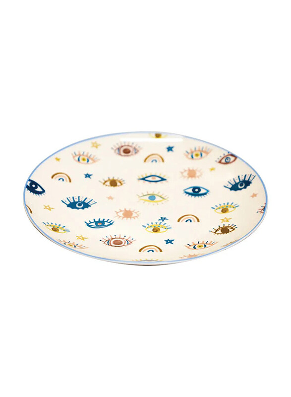 

Euro-Home New Bone China Coupe Plate, 10.5-inch, Multicolour