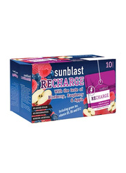 Sun Blast Organic Recharge Vitamin Water Berry Drink, 10 x 200ml