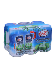Ice Cool Young Coconut Water, 6 Cans x 310ml
