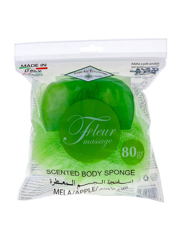 

Zeca Fleur Massage Apple Sponge, 80gm