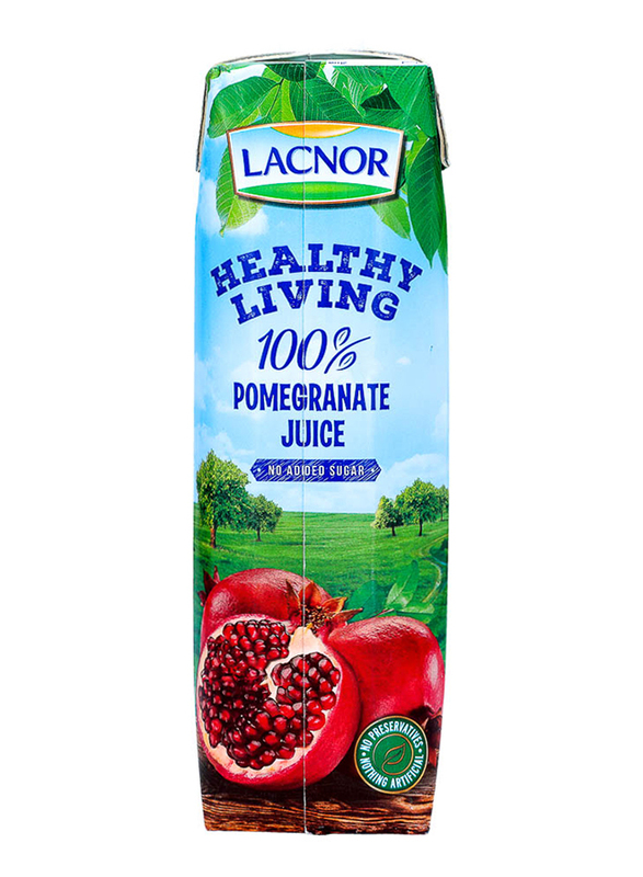 Lacnor Healthy Living Pomegranate Juice Drink, 1 Liter