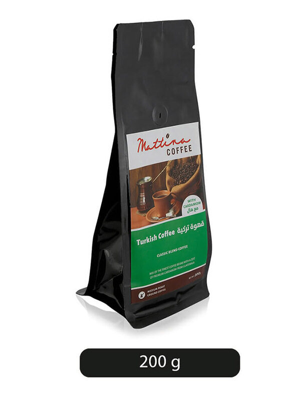 

Mattina Classic Blend Turkish Coffee with Cardamom, 200g