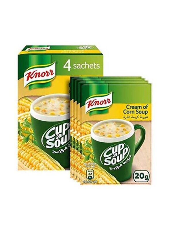 

Knorr Cream of Corn Soup, 4 x 20g