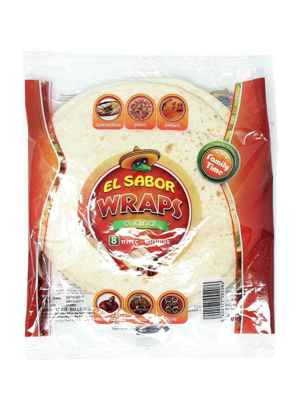 

El Sabor Tortilla Wraps Medium, 346g