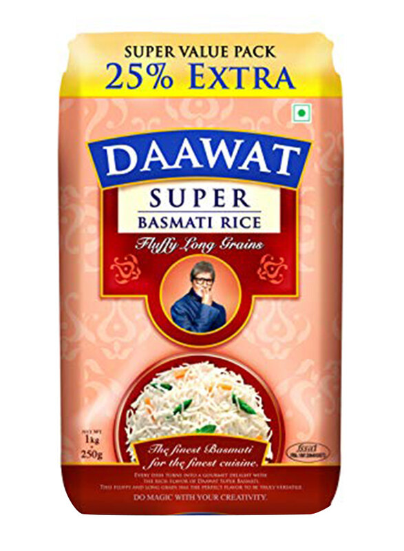 

Daawat Super Basmati Rice, 1.25 Kg