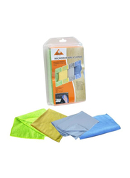 Auto Care 4-Piece Microfibre Cloths Set, Multicolour
