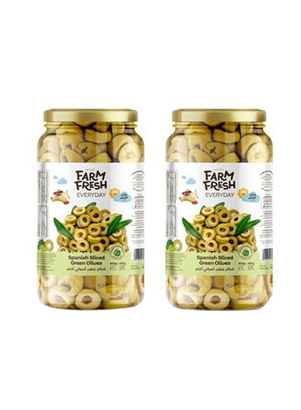 

Farm Fresh Sp Green Sliced Olives, 2 x 440g