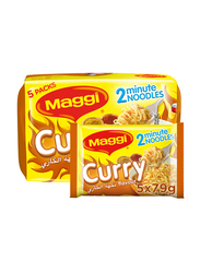 Maggi Curry Flavour 2-Min Noodles, 5-Piece x 79g