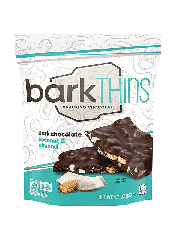 

BarkThins Coconut & Almond Dark Chocolate, 133g