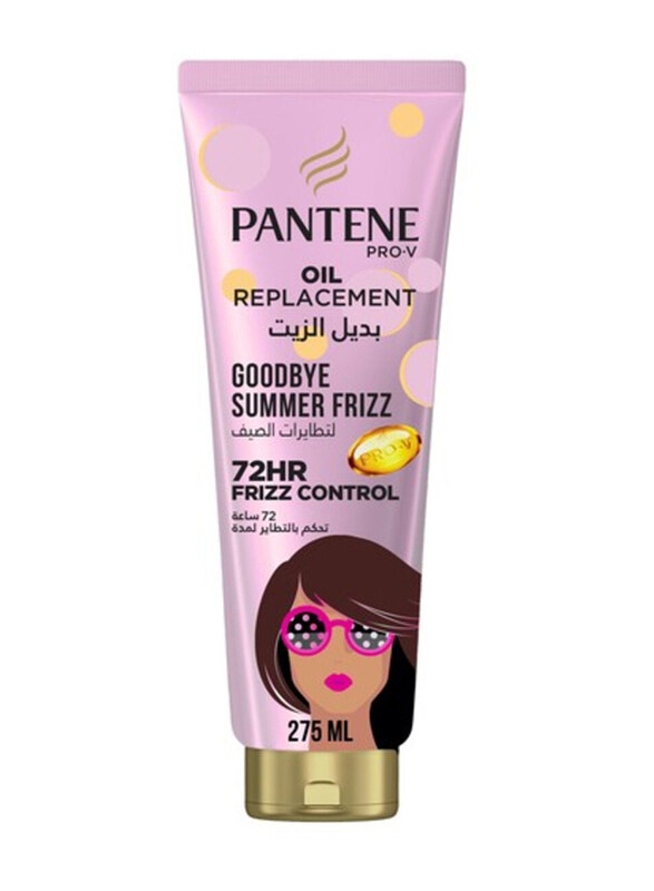 

Pantene Pro-V Goodbye Summer Frizz Leave-in Oil Replacement with 72 Hour Frizz Control for Frizzy Hair, 275ml