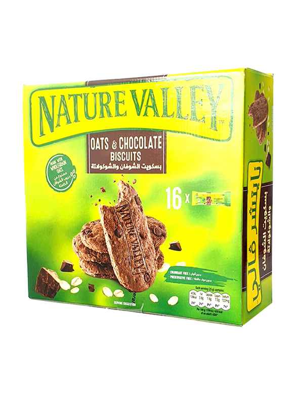 Nature Valley Oats & Chocolate Biscuits, 16 Piece x 25g