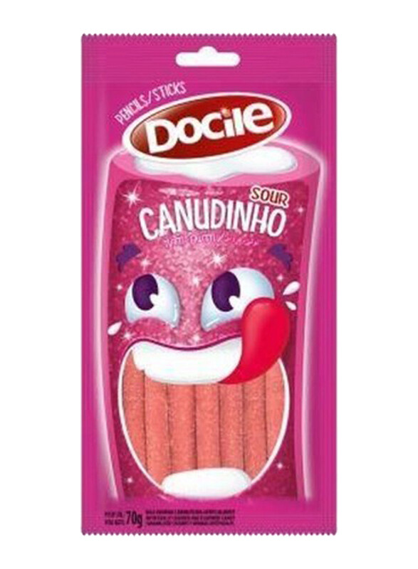 

Docile Sour Canudinho Fruits Jelly Sticks, 70g