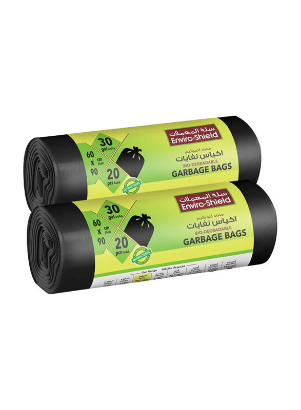 

Enviro Shield 30 Gallon Garbage Bag Roll, 2 Pieces