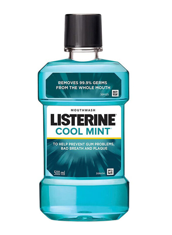 

Listerine Cool Mint Mouthwash, 500ml