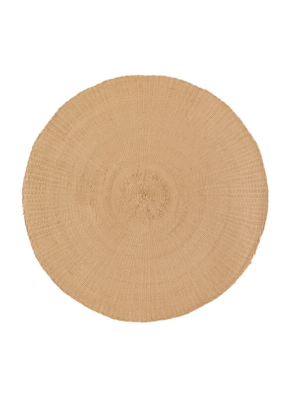 

Monoprix D38cm Paper Round Placemat, Beige