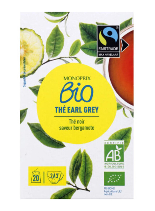

Monoprix Bio Earl Gray Tea, 20 Sachet, 40g