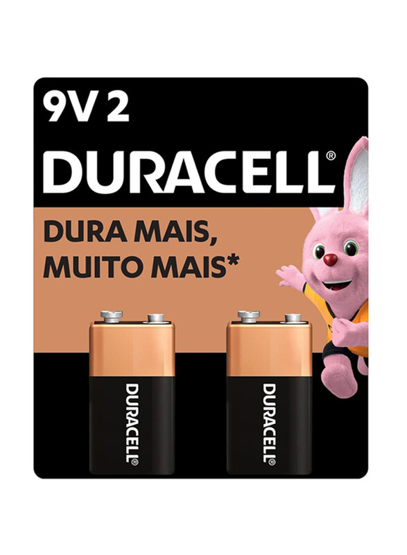 

Duracell 9V Duracell Battery With 2 Units, 2 Pieces, Multicolour