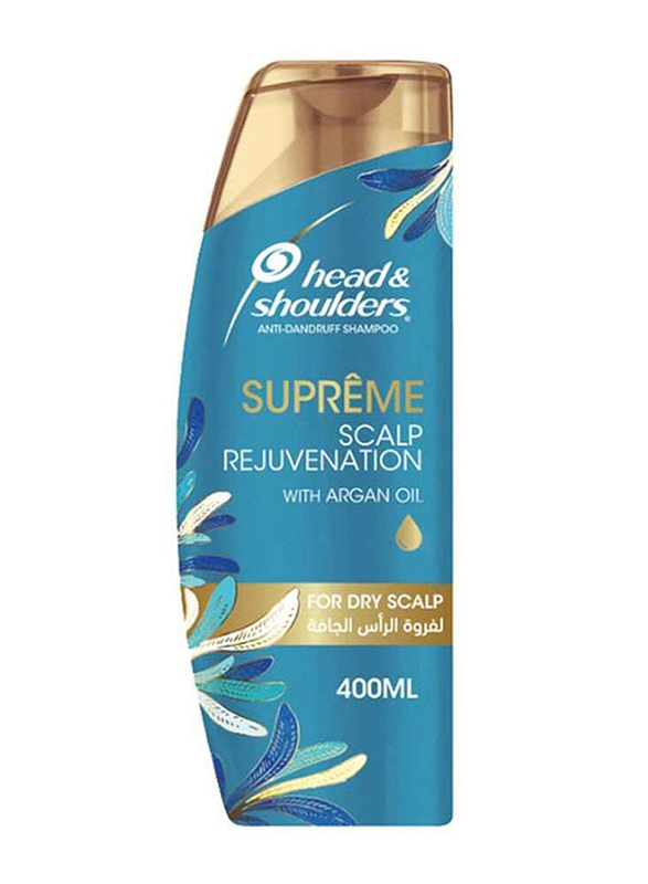 

Head & Shoulders Supreme with Argan Oil For Dry Scalp Rejuvenation Anti-Dandruff Shampoo, 400ml