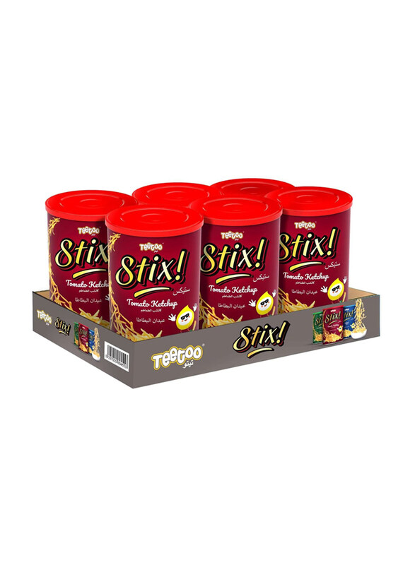 

Teetoo Tomato Ketchup Potato Stix, 6 x 45g