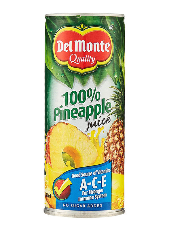

Del Monte Unsweetened Pineapple Juice, 240ml