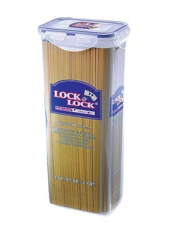

Lock & Lock Rectangular Food Storage Container, 2L, Clear