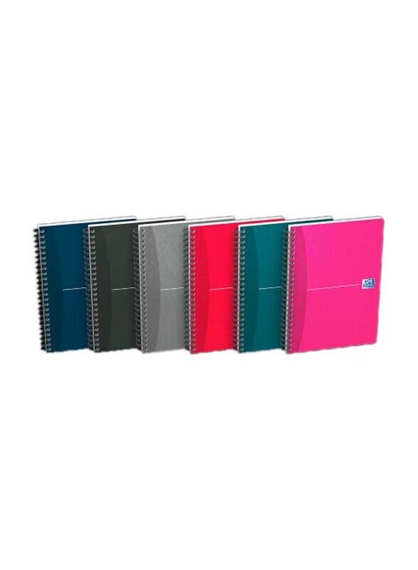 

Oxford Office Essentials Notebook, 180 Pages, A5 Size, Assorted Colours
