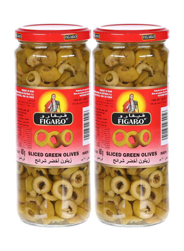 

Figaro Sliced Green Olives, 2 x 230g