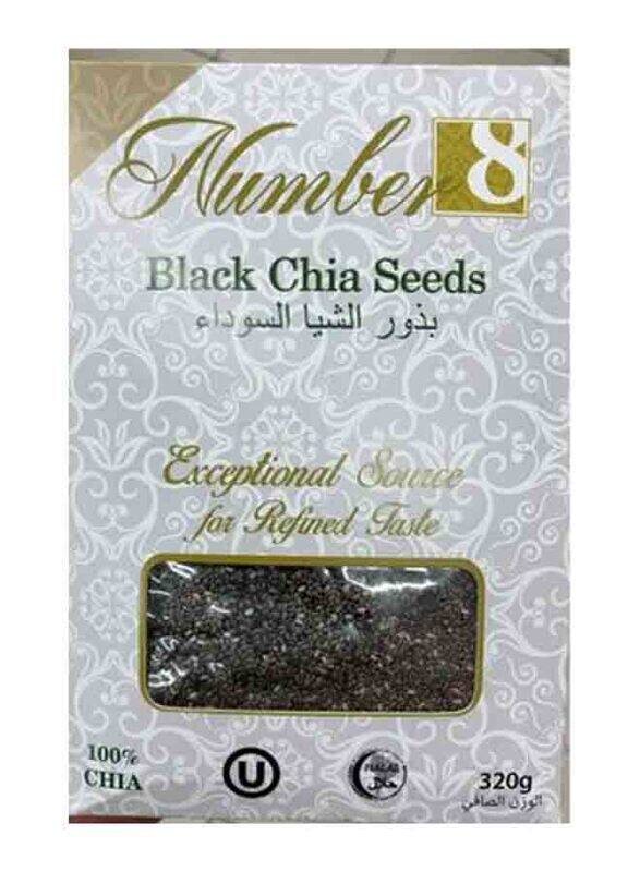 

Number 8 Black Chia Seeds, 320g