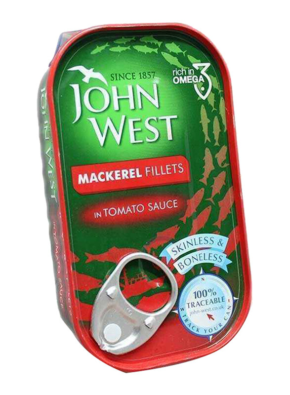 

John West Mackerel Filets in Tomato Sauce, 125g