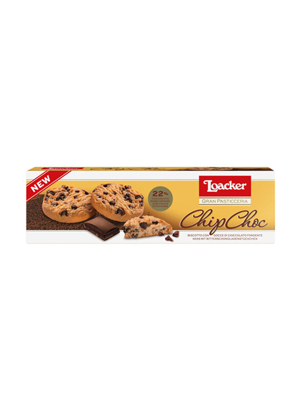 

Loacker Chip Chocolate Dark Cookies, 96g