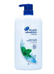 Head & Shoulders Menthol Refresh Anti-Dandruff Shampoo for All Hair Types, 1Ltr