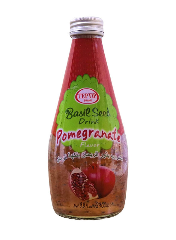 

Teptip Basil Seed Pomegranate Drink, 290ml