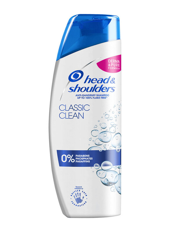 

Head & Shoulders Classic Clean Anti Dandruff Shampoo for All Hair Types, 190ml