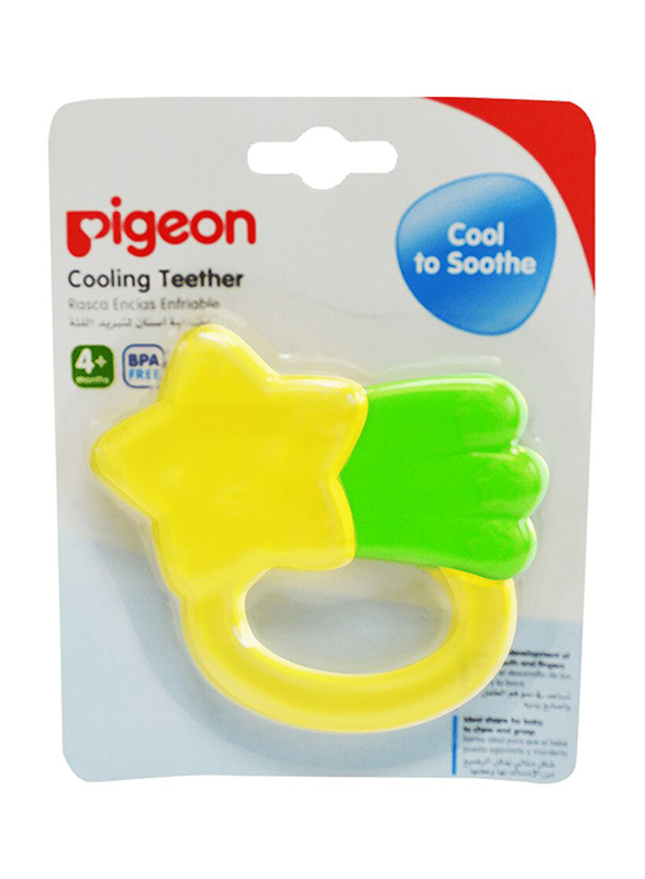 Pegion New Star Cooling Teether, Yellow